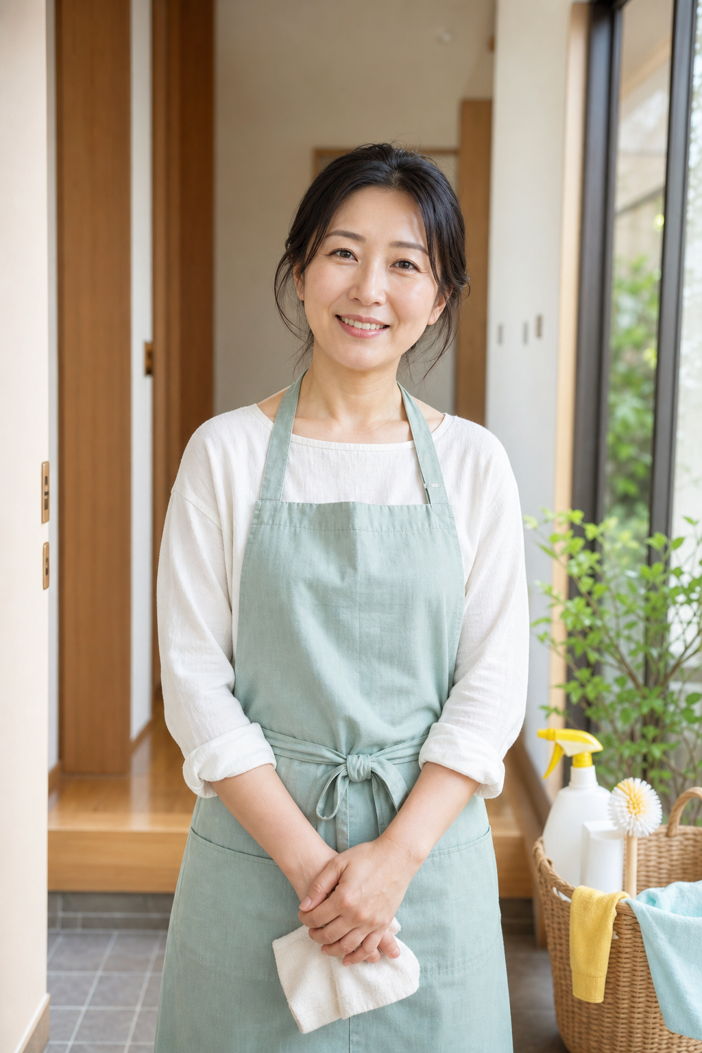 掃除サービスを担当する女性のプロフィール写真